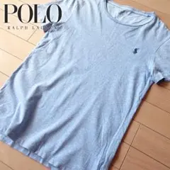 美品 XS ポロラルフローレン メンズ 半袖Tシャツ 水色のサムネイル