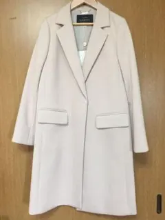 チェスターコート　ピンクベージュ