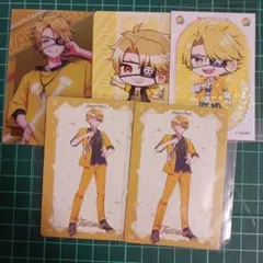 カラフルピーチ　カード　たっつん　5枚セット