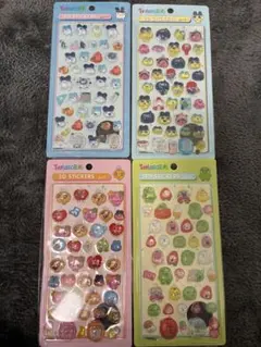 たまごっち風　3Dステッカーセット 4シート