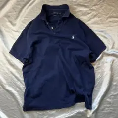 ポロ　ラルフローレン　ネイビー ポロシャツ XL