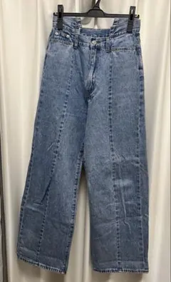 美品　KBF ストレートハイウエストデニム　38