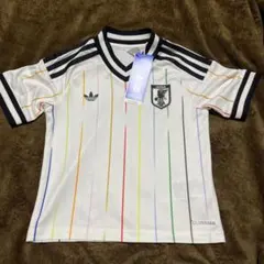 サッカー日本代表 ユニフォーム 新品未使用カラフルデザイン adidas 白 