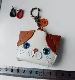 【13】目の色選べる♪三毛猫ちゃんコインケース