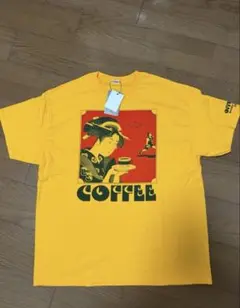 SAPEur サプール　コーヒーショップ鈴　限定　Tシャツ　イエロー