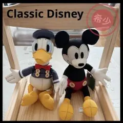 お*ち様 【希少】東京ディズニーランド　レトロぬいぐるみ　ミッキー　ドナルド
