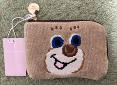 FEILER ドアップテディ ボーイ 巾着ポーチ Ｌ字ポーチ　セット ドアップテディ L字ポーチ L/DUT-243231(ベージュ): LOVERARY BY