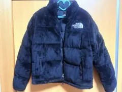 THE NORTH FACE ファーダウンジャケット ブラックのサムネイル