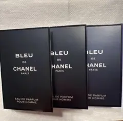 BLEU DE CHANEL Eau de Parfum 香水サンプル3点セット