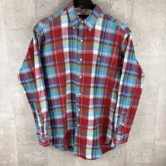 Polo Ralph Laurenチェック柄 長袖 ボタンダウンシャツ コットン