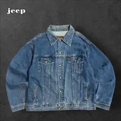 jeepジープdenim jacketデニムジャケットGジャンビッグサイズ古着