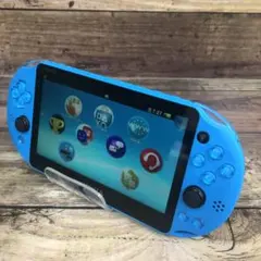 【動作品】SONY ソニー PSVITA 本体 PCH-2000　アクアブルー