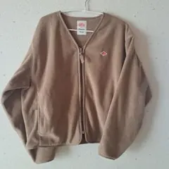 DANTON ブラウン フリースジャケット