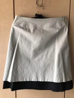 春夏人☆INDIVI スカート 綿麻 ☆ビジネスカジュアル