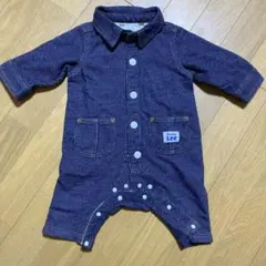 Buddy Lee ストライプロンパース ネイビー