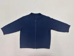 【未使用】ユニクロ　エアリズムUVカットメッシュブルゾン80cmネイビー