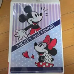 ミッキーとミニー クリアファイル3枚セット