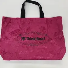 Think Bee! エコバッグ トートバック　ナイロン 花柄ジャガードのサムネイル