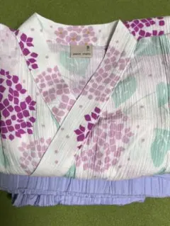 最終価格‼️ petitmain 浴衣　あじさい柄　100cmのサムネイル