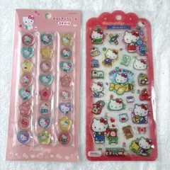 【サンリオ】キティちゃん　シール　2点セット