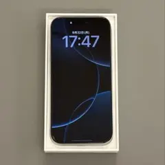 iPhone 16Pro 256 GB ホワイトチタニウム MNYN13J/A