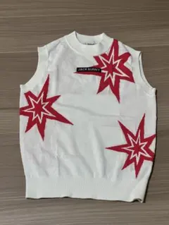 JACK BUNNY 星形模様 ノースリーブベスト