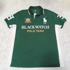 極美品♢ポロラルフローレン ブラックウォッチ ポロシャツ ワッペン ビッグポニー