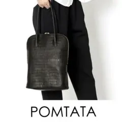 POMTATA FIN VL TOTE クロコブラック ポンタタ トートバッグのサムネイル