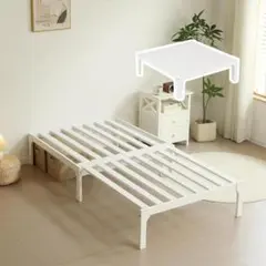 デイベッド シングル ソファベッド 2way 天然木製 パイン材 195のサムネイル
