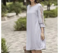 tocco シースルーフラワー刺繍ワンピース