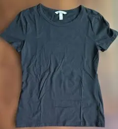 H&M 半袖 クルーネック Tシャツ ブラック Mサイズのサムネイル