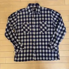 70sヴィンテージプリントネルシャツKINGSPORT フランネルシャツ