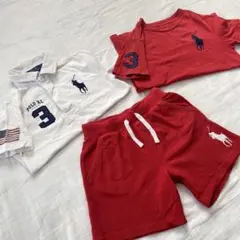 ポロ ラルフローレン 半袖 Tシャツ ポロシャツ 半ズボン 110㎝ 120㎝