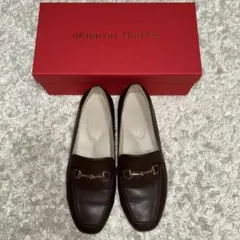 【美品】Oriental Traffic ブラウン ビットローファー