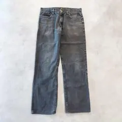 Lee リー W34 ブラックデニム ボトム パンツ 古着 黒 14860