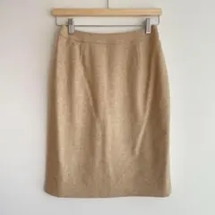 美品 タイトスカート M ラメ ツイード スリット フォーマル きれいめ日本製