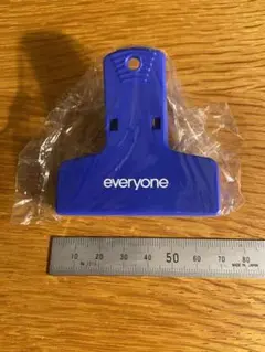 everyone 青　クリップ ノベルティ　非売品　エブリワン　エンノイ