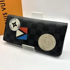 希少 正規品 ルイヴィトン ポルトフォイユ ブラザ LV リーグ グラフィット、