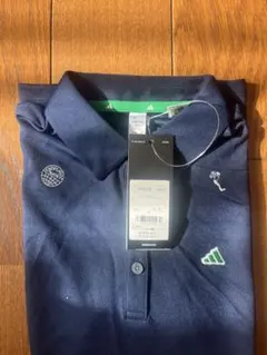 adidas レディース ゴルフシャツ ネイビー