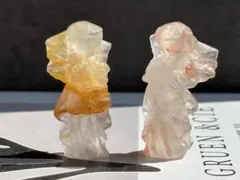 《ヘマタイト＆リモナイトインクォーツ＊天使ペアセット》