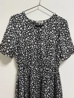 花柄 半袖 ワンピース