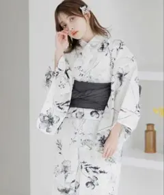 Dita 浴衣 帯セット 白藍の花水晶 - メルカリ