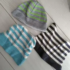 ベビー用帽子3点セット