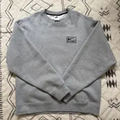 (値下げ可能) NIKE×STUSSY クルーネック スウェット グレーSのサムネイル