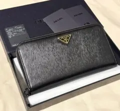 ■使用1日のみ■稀少 PRADA エピ柄 長財布 1ML506 ブラック 黒
