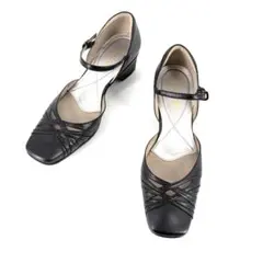 asics pedala ペダラ 美品 パンプス スクエアトゥ 24cm