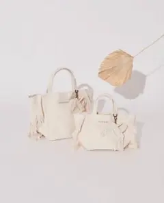 ALEXIA STAM フリンジトートバッグ