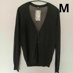 新品　М　ユニクロ　ライトVネックカーディガン