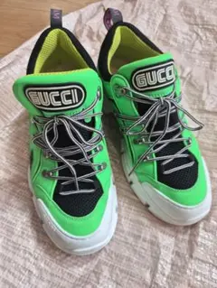 し*ん様 緊急値下げです‼️ GUCCI スニーカー 青/赤/黄 - メルカリ