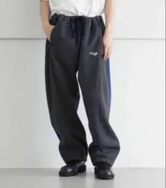 bless デニムスウェットドッキングロングパンツ